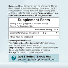 Measuring scoop demonstrates consistent 5 g servings for reliable dosing.