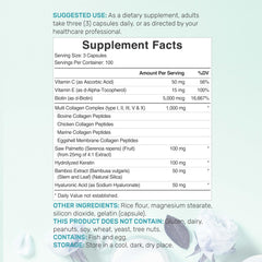 DEAL SUPPLEMENT capsules closeup highlights hydrolyzed peptides for easy digestion.