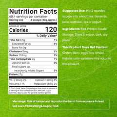 Deal Supplement pea protein scoop showing serving size for easy intake.