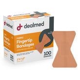 Dealmed fabric fingertip bandage offers flexible coverage for active fingers