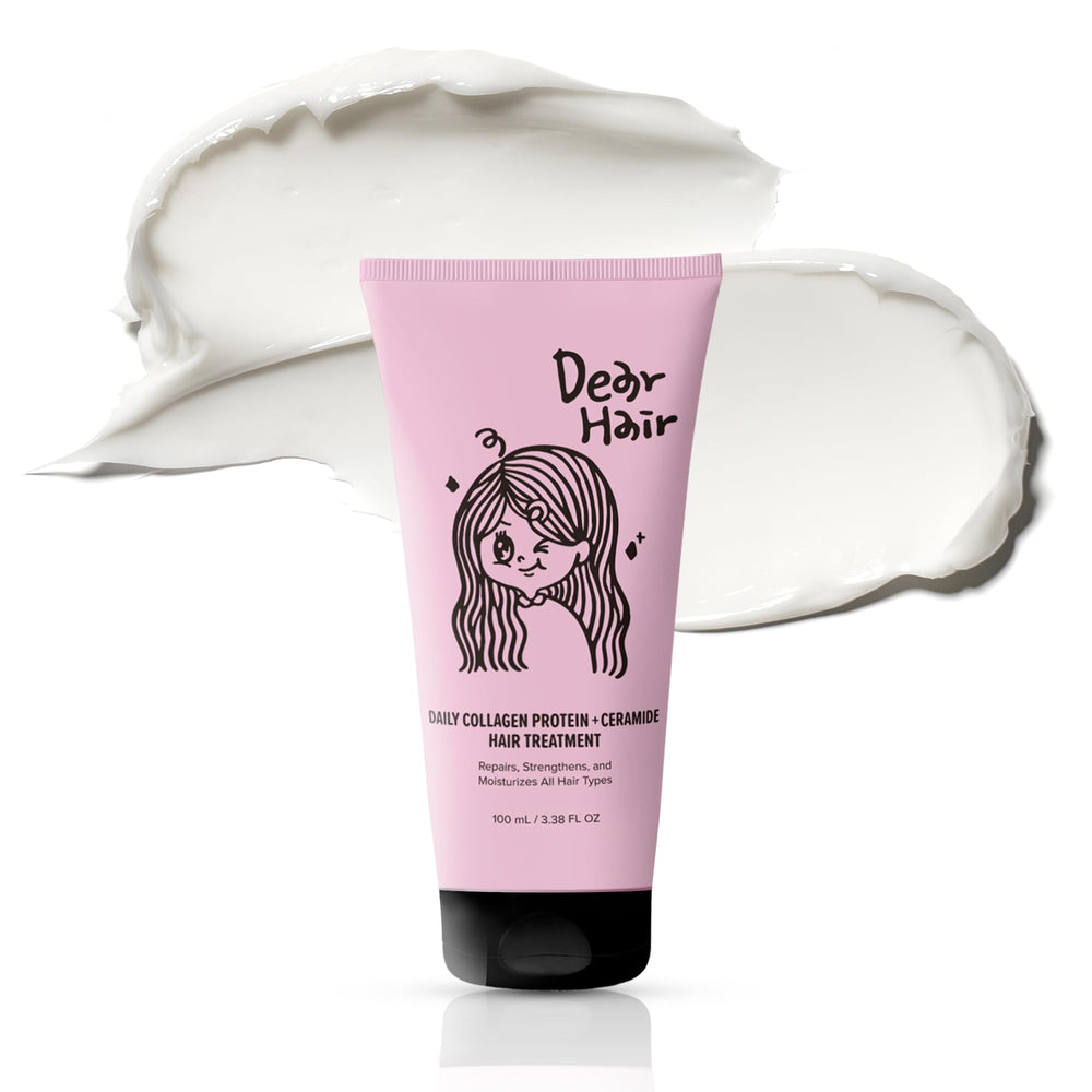 DEAR HAIR Daily Collagen Ceramide mask bottle for deep conditioning