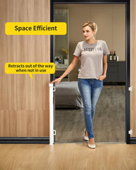 White mesh complements interiors while keeping visibility for supervision.
