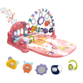 Dearlomum piano key on the play mat invites touch and curiosity