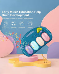 Dearlomum hanging toys features a colorful fish for visual tracking and reach