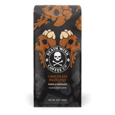 Death Wish Chocolate Hazelnut ground coffee 14 oz bag, ready for bold mornings.