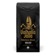 Death Wish Coffee Valhalla Java Odinforce packaging emphasizes freshness