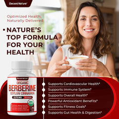 Decent Nature capsule close-up showcases berberine capsules quality