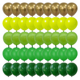 DECGOL 75pc green balloon kit ready for vibrant St Patrick's Day decor