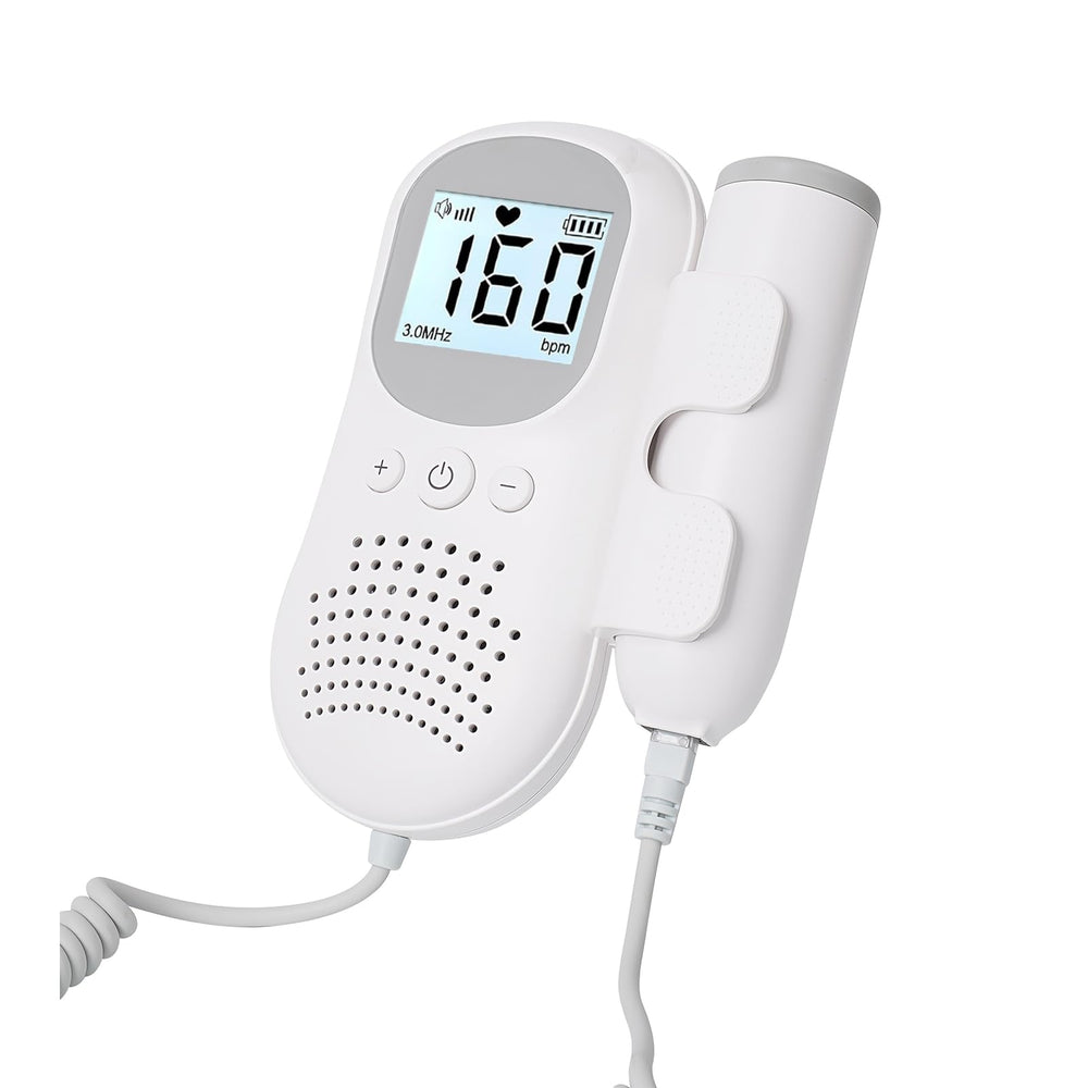 Dechatick MINI-Doppler ES-100 front view for at-home fetal heart rate checks.