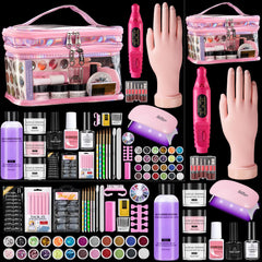 Deciniee practice hand for beginners showing lifelike nails for practice sessions