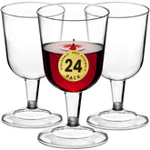 DecorRack 6oz BPA-free wine glass ideal for outdoor parties