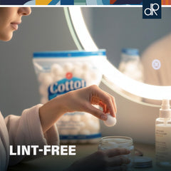 DecorRack cotton balls for nail polish removal with gentle, lint-free performance.