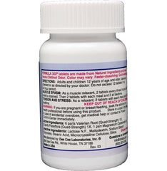 Dee Cee Laboratories Formula 303 bottle label, gluten-free and non-GMO product attributes.