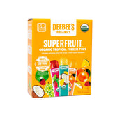 Deebee's Freezie Pops Pineapple Coconut—organic flavor, no added sugar, ideal for kids.