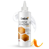 DeEnti Instant Cuticle Remover Gel bottle showing quick 15-second cuticle removal use