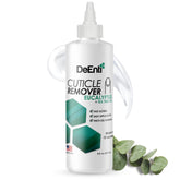 DeEnti Instant Cuticle Remover Gel bottle with eucalyptus for salon-ready care.