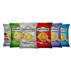 Deep River Snacks variety pack 6 flavors in 2oz bags for easy on-the-go snacking