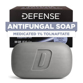 Defense Soap antifungal bar soap front view for quick cleansing against common skin fungi.