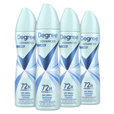 Degree Advanced Shower Clean dry spray bottle ready for instant refresh and all-day protection.