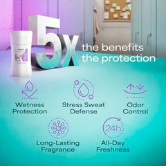 Degree Clinical 5X dry spray format offers fast, even coverage.