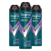 Degree Men Deep Cedar & Lavender dry spray can ready for instant protection.