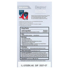 Degree Men Sport Strength packaging shows United States origin and quality.