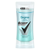 Degree UltraClear black+white deodorant bottle showing anti-mark technology