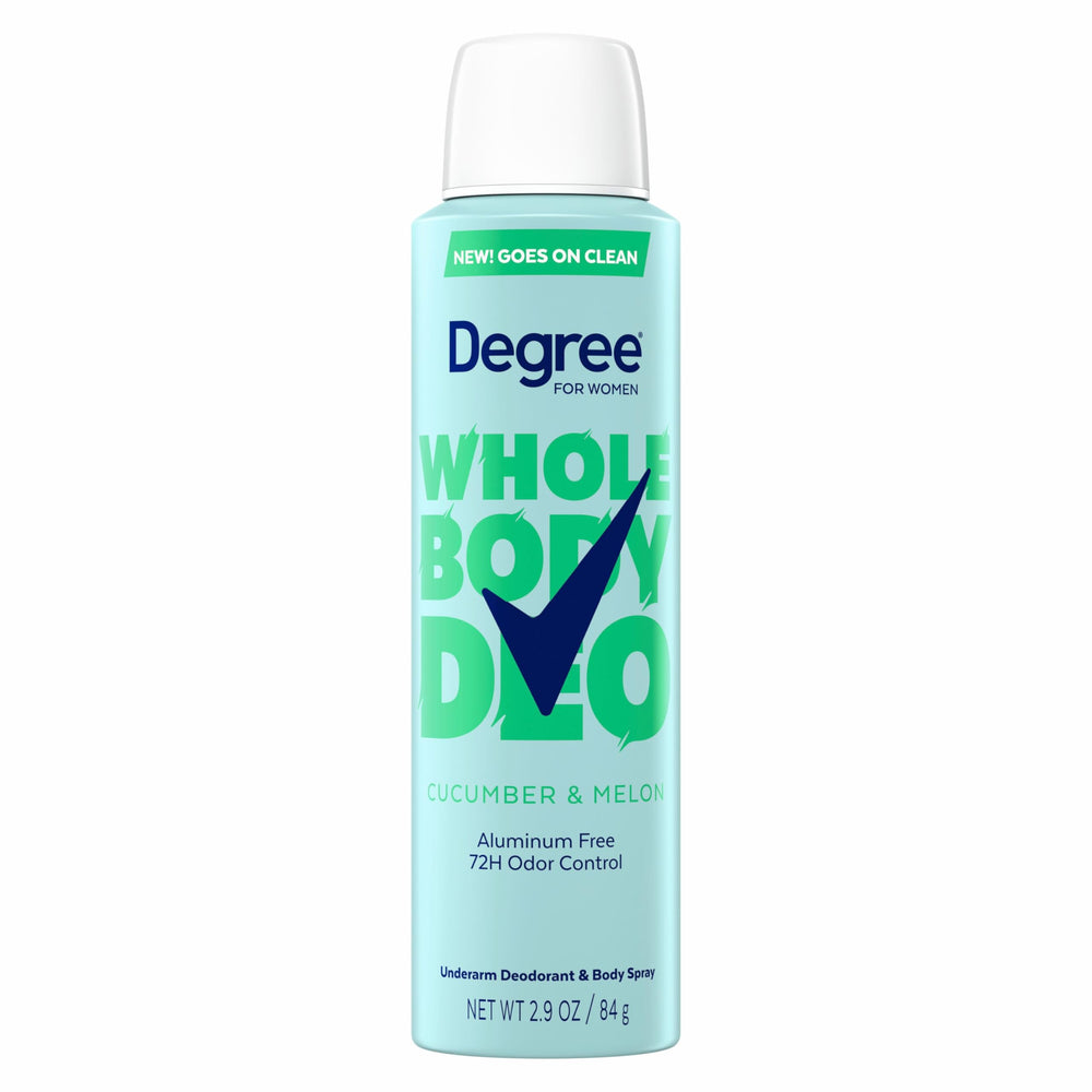 Degree Women deodorant spray cucumber melon scent for all-day freshness and odor protection