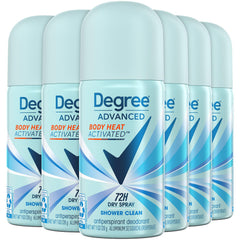 Degree Women's Travel Deodorant six-pack bundle for on-the-go freshness
