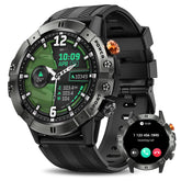 DEKELIFE smart watch front view highlighting rugged build for outdoor use.