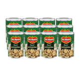 Del Monte Mushrooms Stems and Pieces in 8 oz can pack, ideal for quick meals.