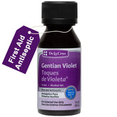 De La Cruz Gentian Violet bottle front showing minor wound care use
