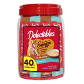 Delectables Squeeze Up 40-tube variety pack for easy cat bonding.