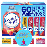 D'Elite Box Crystal Light variety-pack on-the-go packets for easy hydration anywhere.
