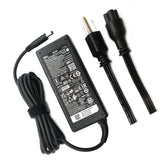 Dell 65W charger close-up with 4.5mm tip for reliable daily power.