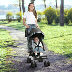 Delta Children Jeep AdventureGlyde lightweight steel frame for easy lifting.