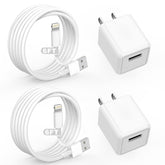 DelTucci iPhone charger block two-pack, compact and travel-ready for quick charging