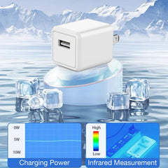 DelTucci USB wall plug adapter, lightweight and convenient at home or on the go