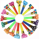 DEMOCRATIDO colorful noisemaker set in action during a festive party.