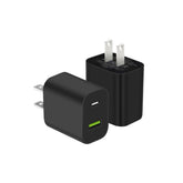 DENGWENQIANG 2-pack USB-C charger front view with dual ports for efficient home charging