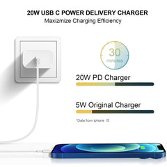 DENGWENQIANG USB-C cable 6ft enables easy charging from desk to bed.
