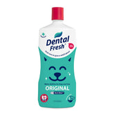 Dental Fresh water additive bottle with measuring cap for precise dosing and daily dental care.