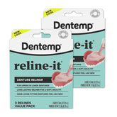 Dentemp Reline-It advanced formula applied for a snug, comfortable fit.