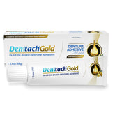 Denttach Gold olive oil base adhesive being applied for gentle adhesion