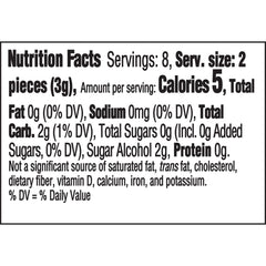 Dentyne Fire Spicy Cinnamon gum cubes close-up highlighting bite-sized refreshment after meals