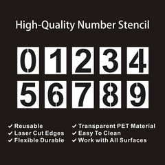 Denylo Pro stencil set used on wood, glass, or fabric for personalized projects.