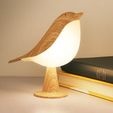 Deogos small desk lamp front view with bird design for bright, cozy lighting