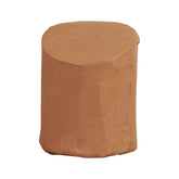 Deouss terra cotta clay bag closeup highlights natural texture for easy molding.