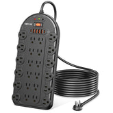 DEPOW power strip with 24 outlets ideal for busy home office setups