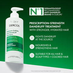 Dercos selenium sulfide 0.6% micronized particles close-up showing even distribution